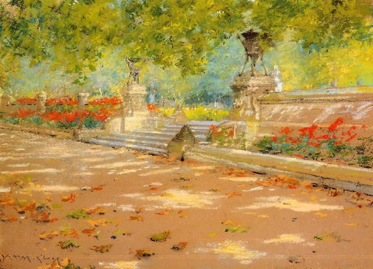 Terrace, Prospect Park by William Merritt Chase