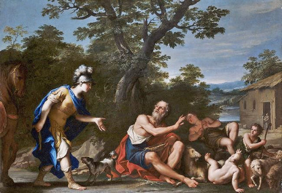 Erminia And The Shepherds by Marcantonio Franceschini