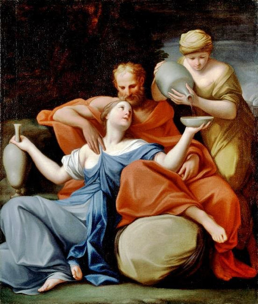 Lot And His Daughters by Marcantonio Franceschini