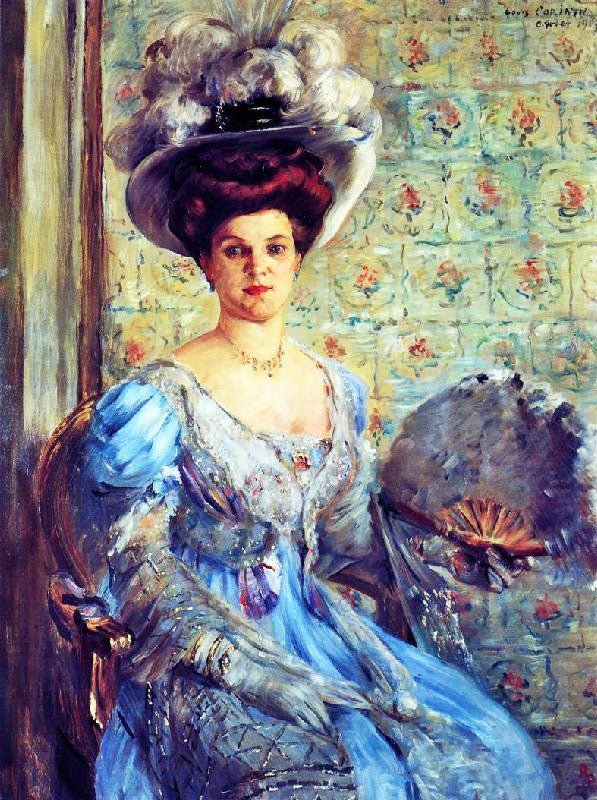 Portrait Of Eleonore Von Wilke, Countess Finkh by Lovis Corinth