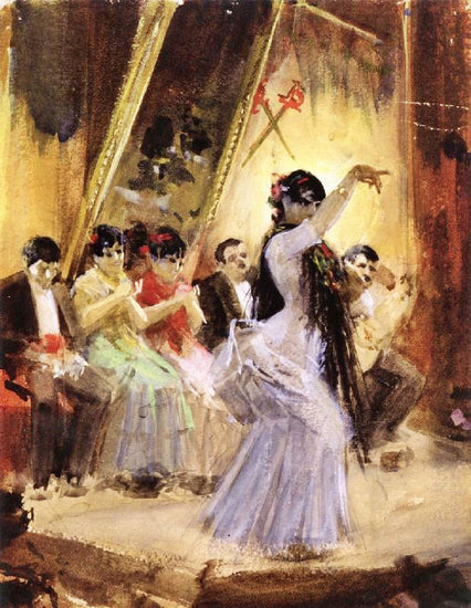 Café Cantante In Madrid by Anders Zorn