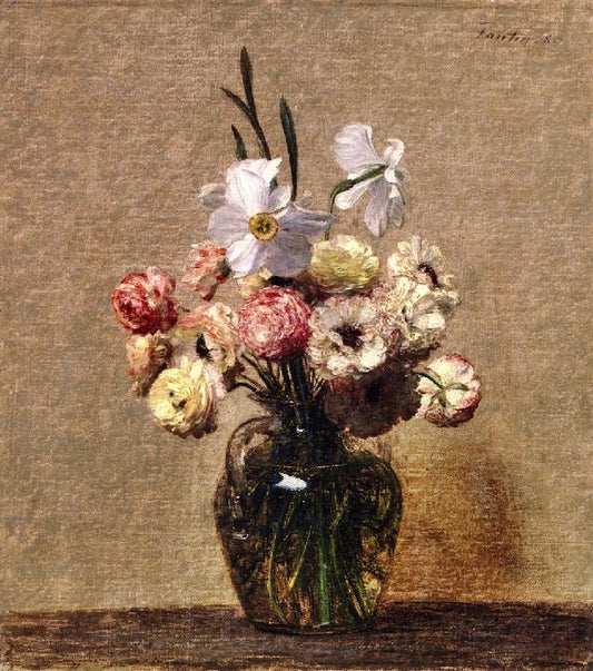 Buttercups And Daffodils by Henri Fantin-Latour