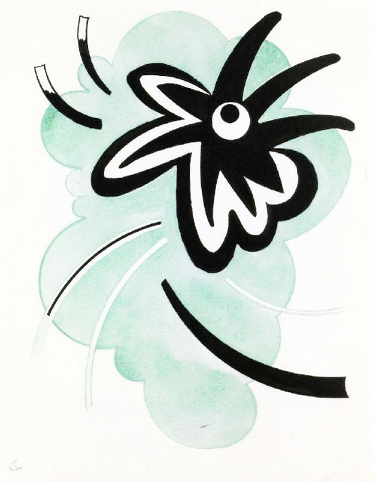 Green-Black (Vert-Noir) by Wassily Kandinsk