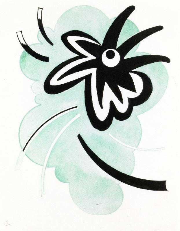 Green-Black (Vert-Noir) by Wassily Kandinsk