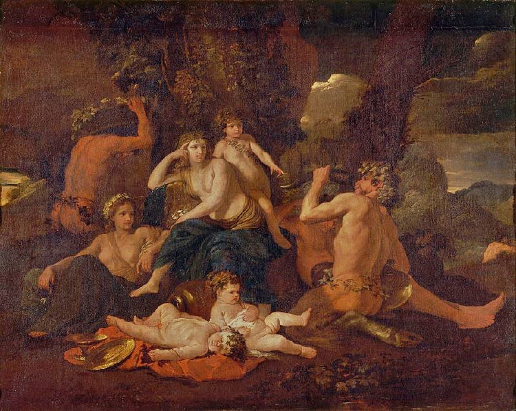The Infants Of Bacchus by Nicolas Poussin