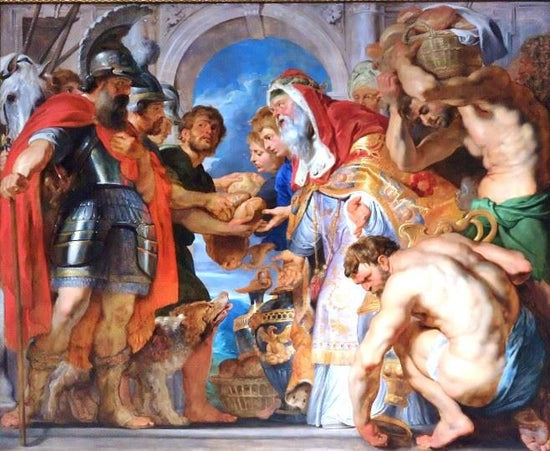 The Meeting Between Abraham And Melchizedek by Peter Paul Rubens