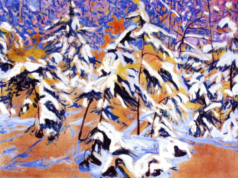SNOW SCENE, TAMWORTH, NEW HAMSHIRE