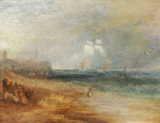 View Of The Beach At Margate by Joseph Turner