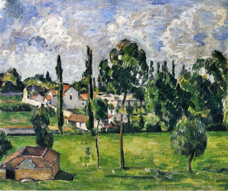 Landscape With A Canal by Paul Cézanne