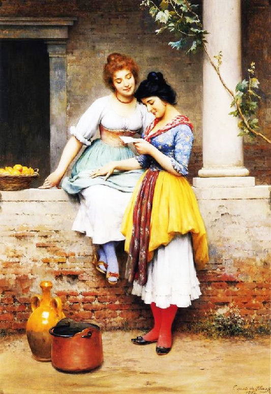 The Love Letter, 1902 by Eugene de Blaas