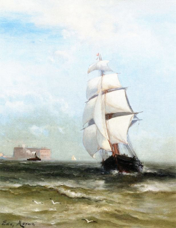 Lower New York Bay by Edward Moran