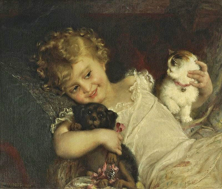 Childhood Friends by Emile Munier