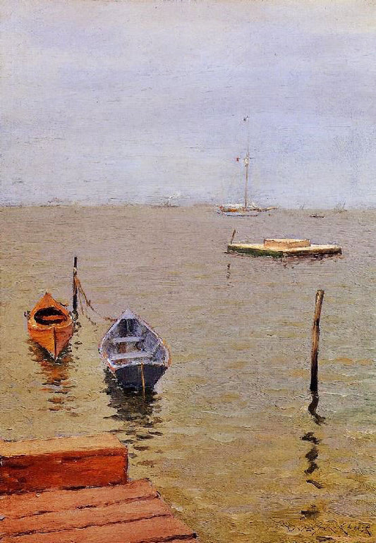 A Stormy Day, Bath Beach by William Merritt Chase