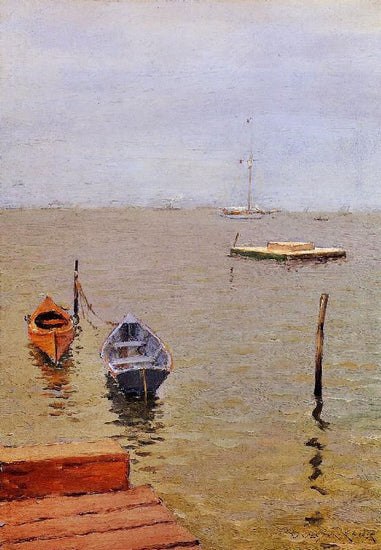 A Stormy Day, Bath Beach by William Merritt Chase