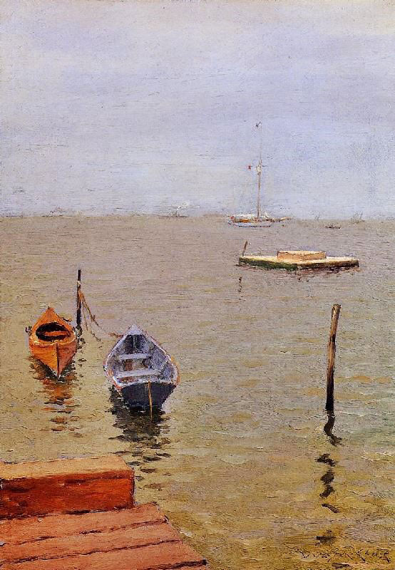 A Stormy Day, Bath Beach by William Merritt Chase