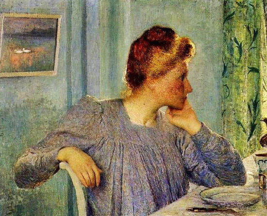 Portrait Of Madame Claus by Emil Claus