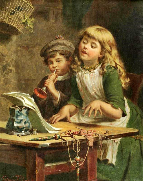 The Duet by Edwin Thomas Roberts