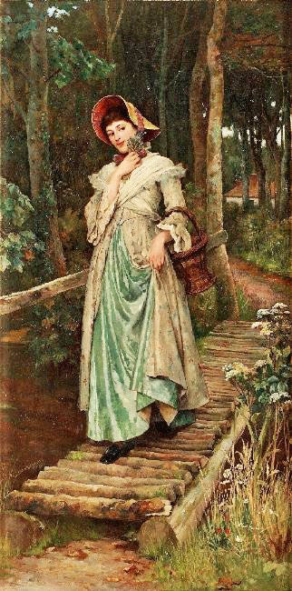 Shy Maiden by William Arthur Breakspeare
