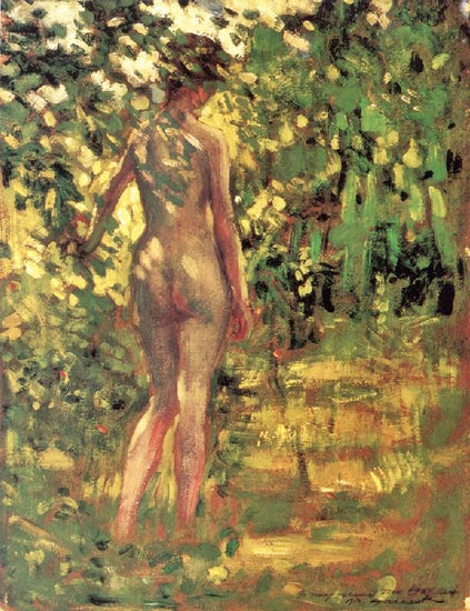 Nude In A Glade by Frederick Carl Frieseke