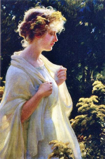 The Golden Profile by Charles Courtney Curran