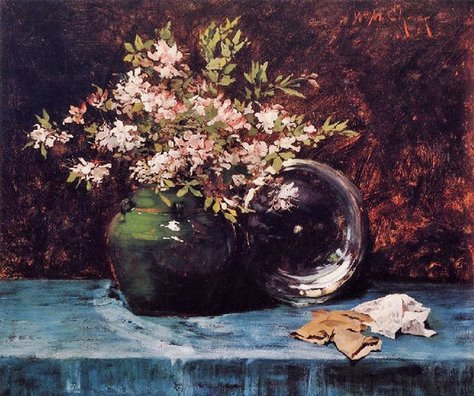 Azaleas by William Merritt Chase