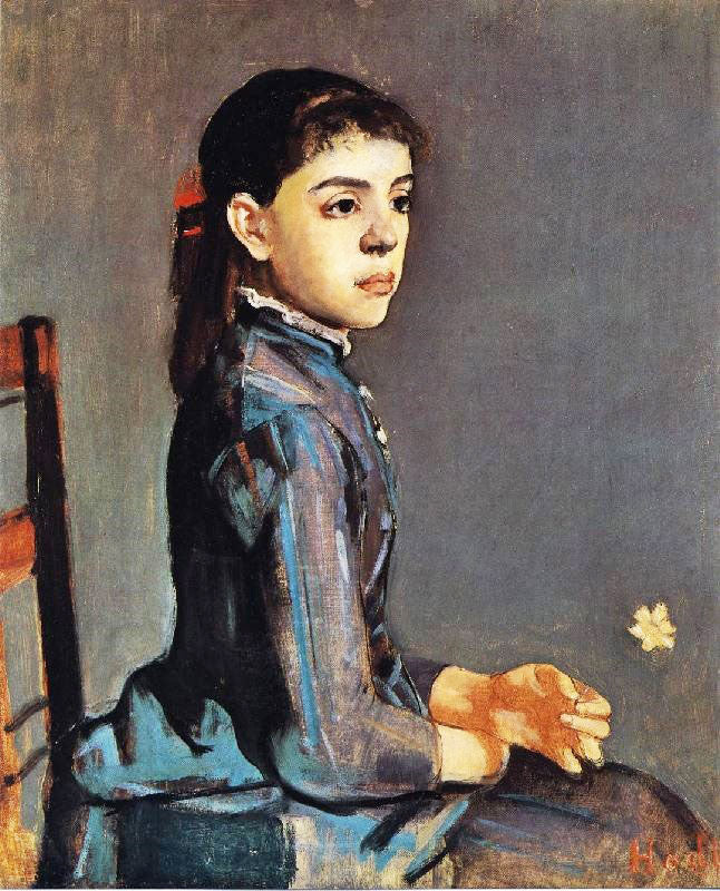 Portrait Of Louise-Delphine Duchosal by Ferdinand Hodler