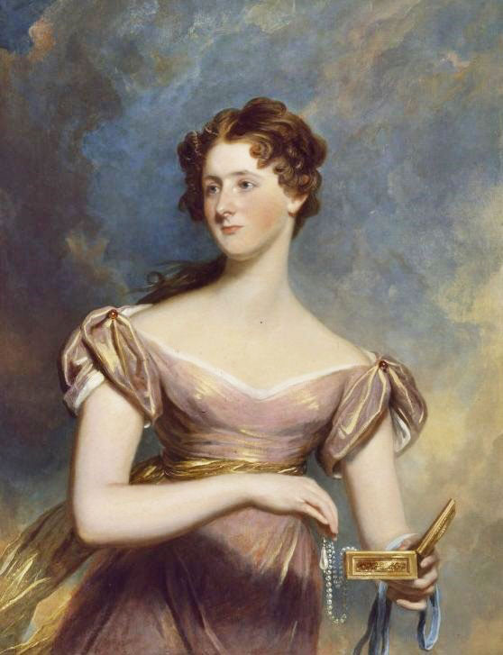 Portrait Of Miss Moffat by Sir Martin Archer Shee