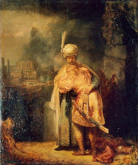 David And Jonathan by Rembrandt van Rijn