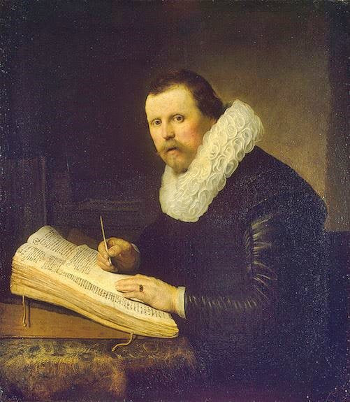 Portrait Of A Scholar by Rembrandt van Rijn