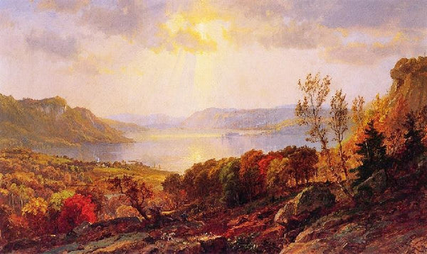 On The Hudson Near West Point by Jasper Francis Cropse