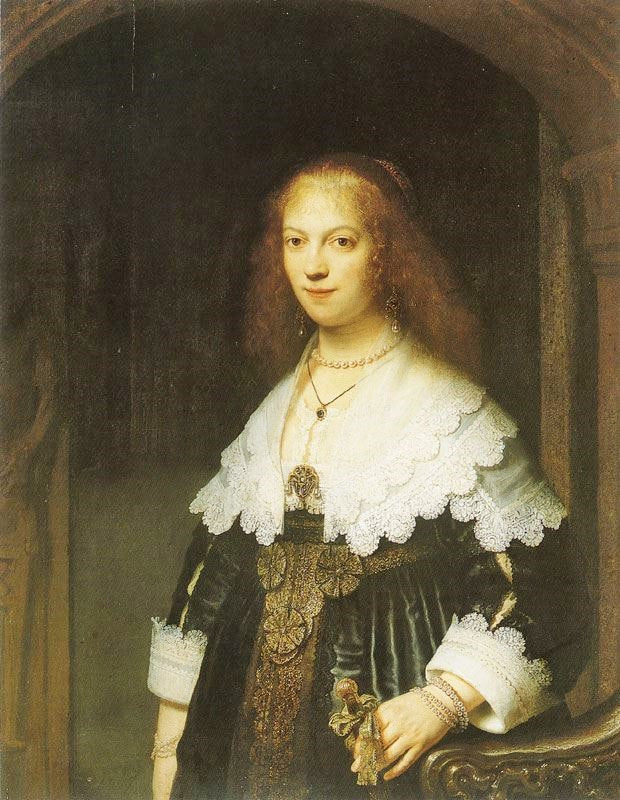 Portrait Of Maria Tripp by Rembrandt van Rijn