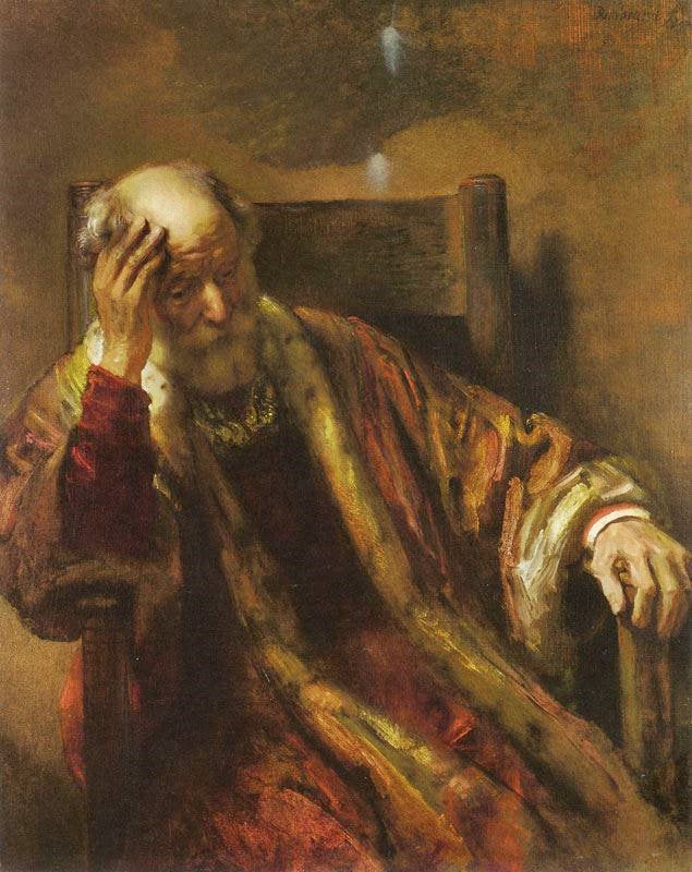 AN OLD MAN IN AN ARMCHAIR (FOLLOWER)