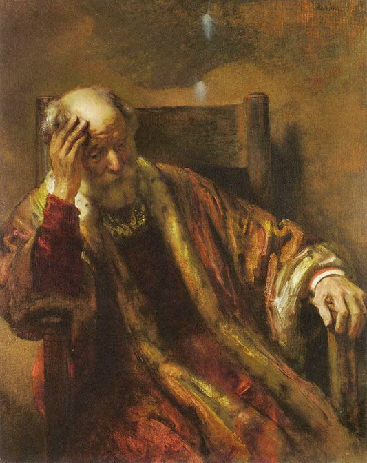 An Old Man In An Armchair (Follower) by Rembrandt van Rijn
