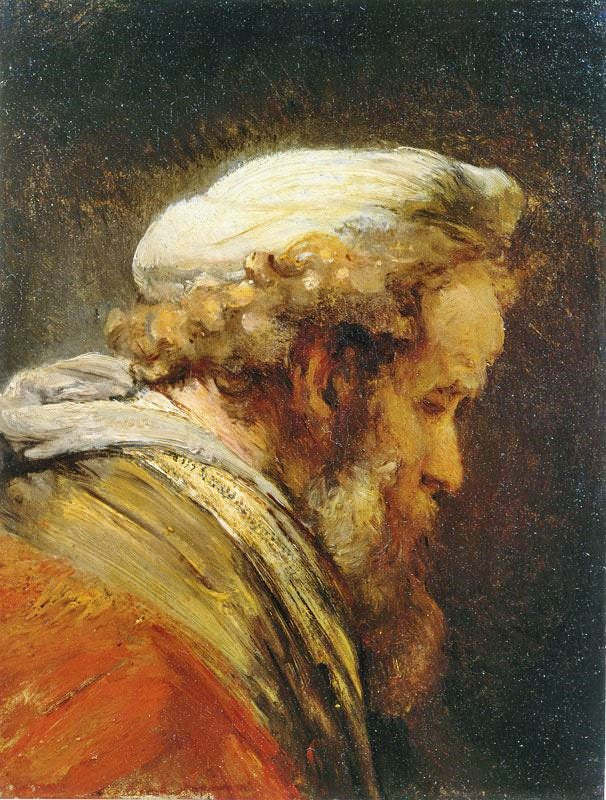 Study Of An Old Man by Rembrandt van Rijn