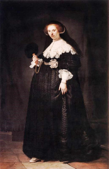 Portrait Of Oopjen Coppit by Rembrandt van Rijn