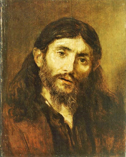 Bust Of Christ by Rembrandt van Rijn