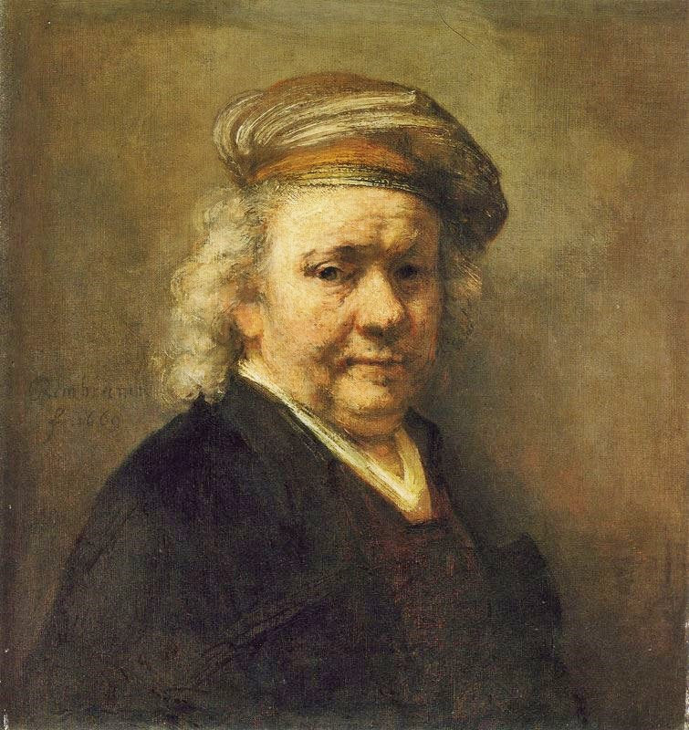Self Portrait Aged 66 by Rembrandt van Rijn