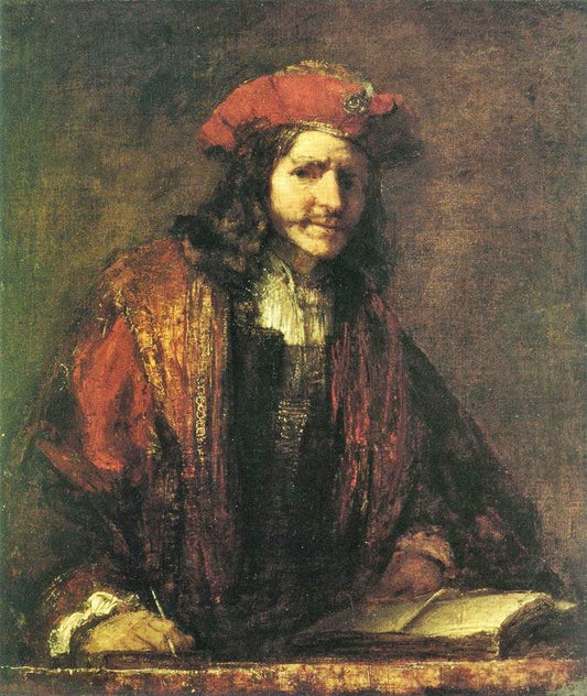 An Evangelist Writing by Rembrandt van Rijn