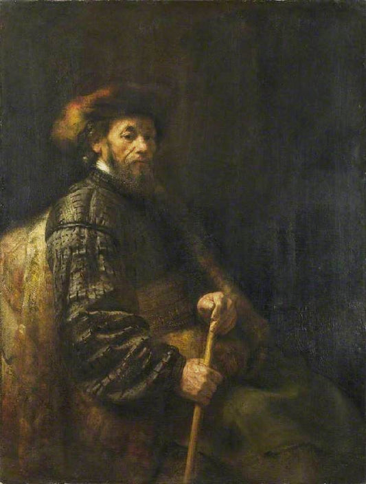 Man Seated With A Stick (Follower) by Rembrandt van Rijn