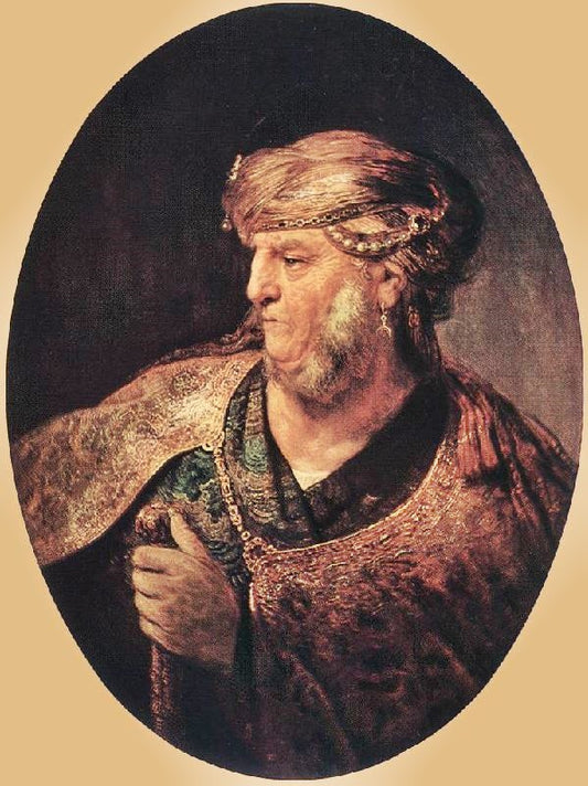 Man In An Oriental Costume by Rembrandt van Rijn