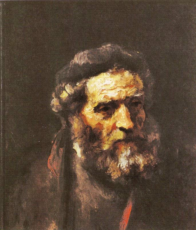 Head Of A Bearded Man (Attributed) by Rembrandt van Rijn