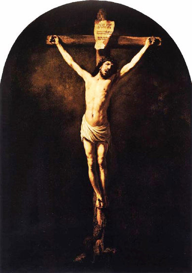 Christ On The Cross by Rembrandt van Rijn