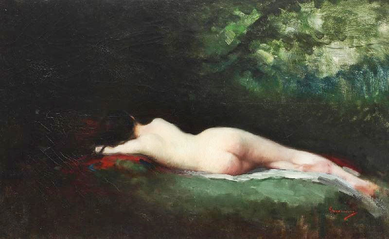 Sleeping Nymph by Nicolae Grigorescu
