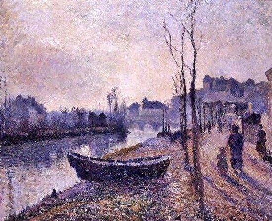 Quai De Pothuis, Bords De L’Oise by Camille Pissarro
