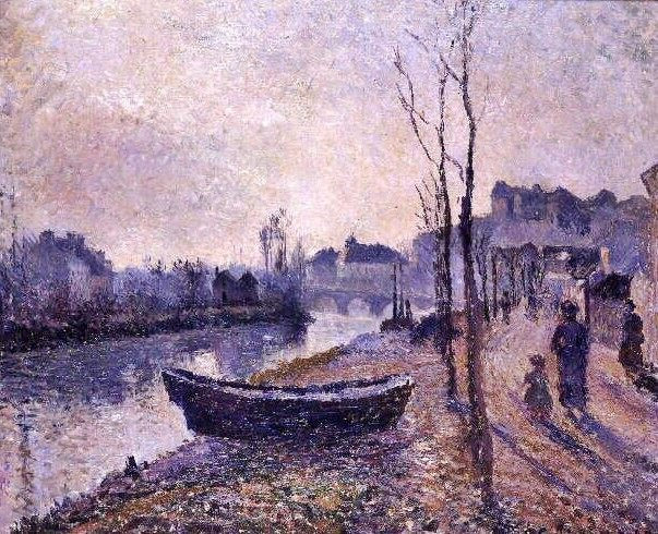 Quai De Pothuis, Bords De L’Oise by Camille Pissarro