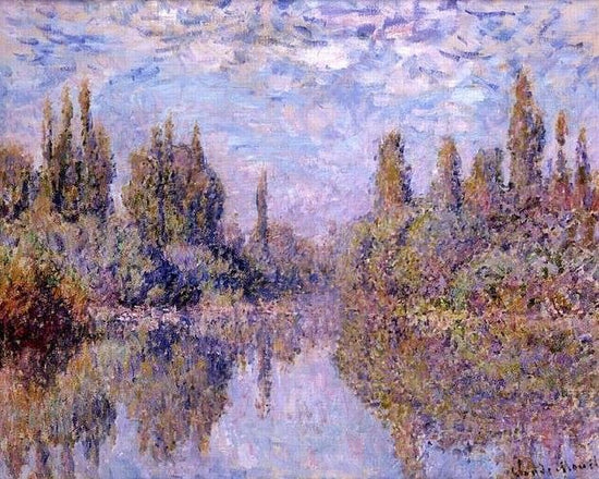 Le Seine À Vethéuil by Claude Oscar Monet