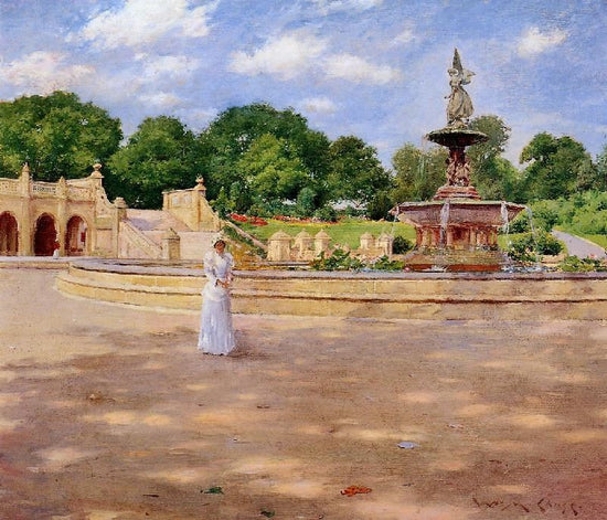 An Early Stroll In The Park by William Merritt Chase