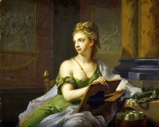 The Nine Muses - Calliope (Epic Poetry) by Johann Heinrich Tischbein the Elder