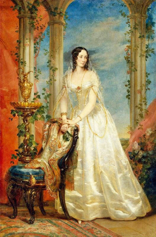 Portrait Of Zinaida Yusupoff by Christina Robertson