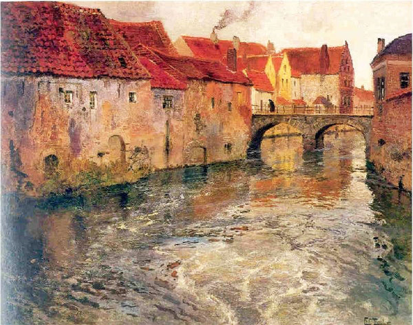 Antwerp by Fritz Thaulow